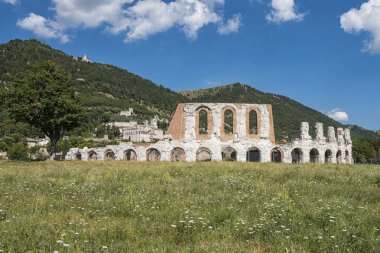 Gubbio eski Roma tiyatrosu