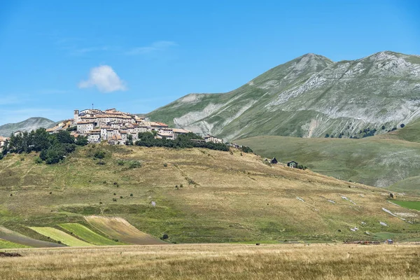 Paisaje Urbano Castelluccio Norcia — Foto de Stock