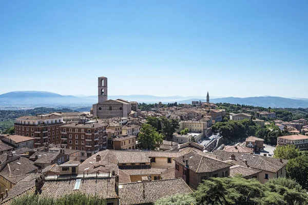 Vista Perugia Uma Cidade Umbria — Fotografia de Stock