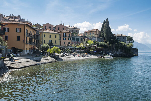 View of Varenna a village on Lake Como