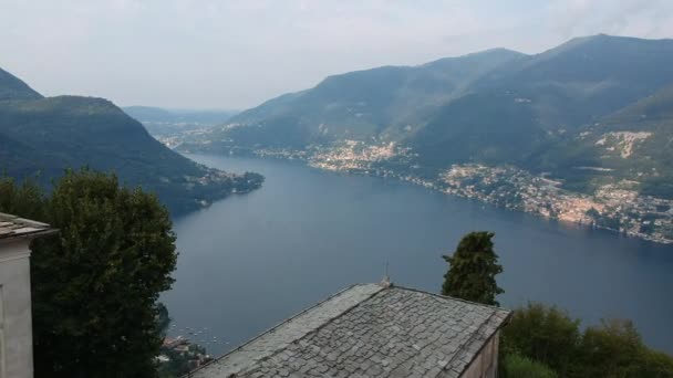 Iglesia Virgen Del Soldo Lago Como — Vídeo de stock