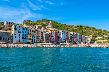 Porto Venere köyünün rıhtımı