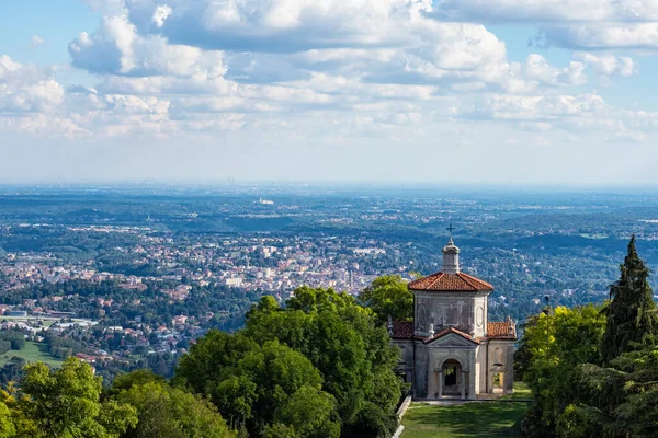 Vista Ruta Peregrinación Del Sacro Monte — Foto de Stock