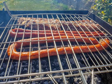 pastırma ve charcuterie kırsal bir tatilızgara