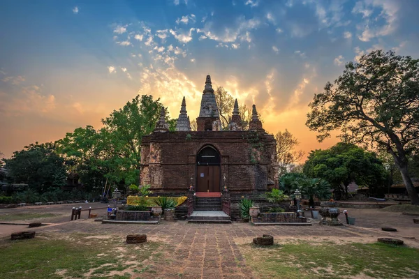 Wat Chet Yot Sedm Pagoda Chrám Hlavní Turistickou Atrakcí Chiang — Stock fotografie