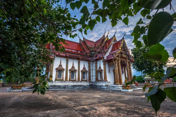 Temple Thai Language Wat Chulamanee Buddhist Temple Major Tourist Attraction — Stock Photo, Image