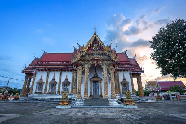 Templo Língua Tailandesa Wat Chulamanee Templo Budista Uma Grande Atração — Fotografia de Stock