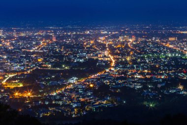 Tw Chiang mai, Tayland şehir merkezi üzerinde şehir manzarası görüntüleyin