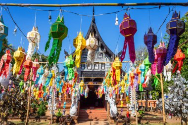 Lanna fener Loi Krathong o kuzey Tay tarzı fenerler vardır