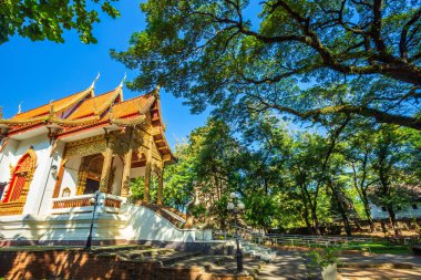 Wat Chet Yot, yedi pagoda tapınağı Bu büyük bir turist attracti olduğunu