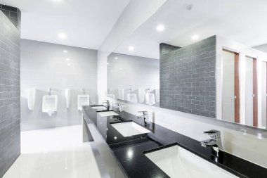 lavabo lavabo musluk ile banyo kamu İç Modu dizilmiş