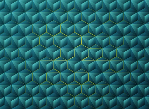 Abstrait dégradé bleu triangles géométrique tech design . — Image vectorielle
