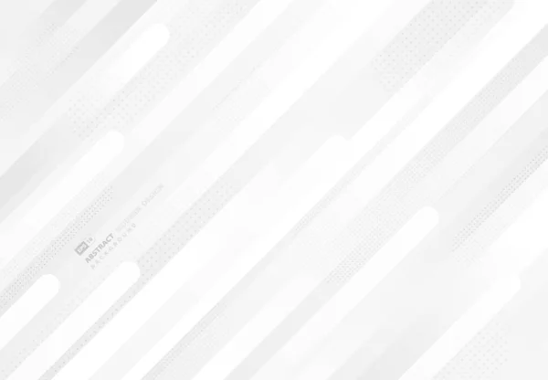 Абстрактный Градиент Белый Серый Рисунок Линии Полосы Полутоновым Декоративным Фоном — стоковый вектор