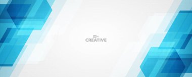 Dikdörtgen desenli ve yarım tonlu sanat arkaplanının soyut geniş mavi teknoloji tasarımı. Reklam, poster, şablon tasarımı, baskı için kullan. Resim vektörü eps10