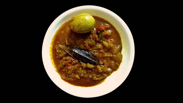 Egg curry sfondo — Foto Stock