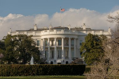 Washington 'daki Beyaz Saray' ın önünde..