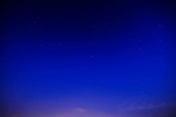 Nacht Blauer Himmel Und Sternenhintergrund — Stockfoto