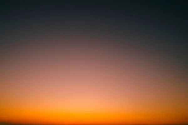 Orangefarbener Himmel Nach Sonnenuntergang — Stockfoto