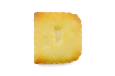 Alfabe yazı tipleri D beyaz arkaplanda kırpma yolu ile izole edildi