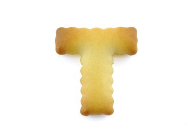 Klipleme Yolu ile beyaz arkaplanda izole edilmiş T alfabesi yazı tipleri