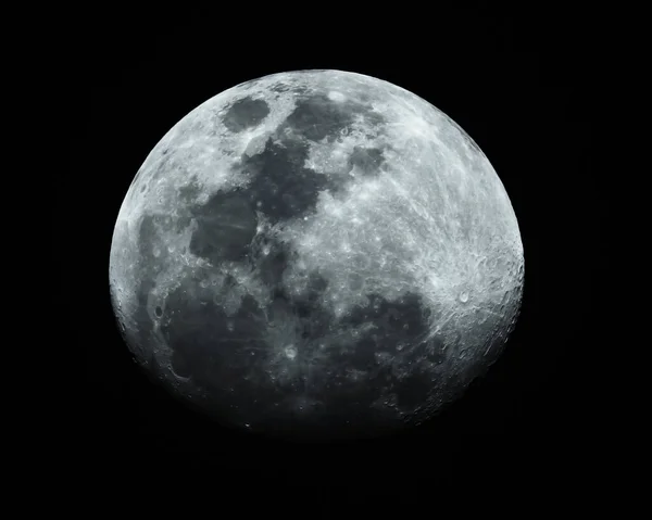 Meia Lua Céu Noturno — Fotografia de Stock