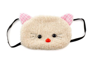 toz maskesi beyaz arkaplanda izole edilmiş