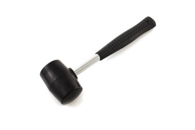 Çekiç beyaz arkaplanda izole edildi