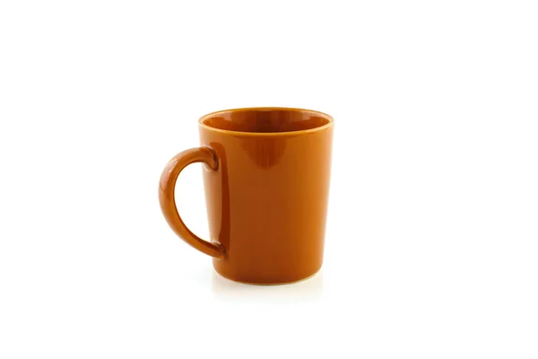 Mug Isolé Sur Fond Blanc — Photo