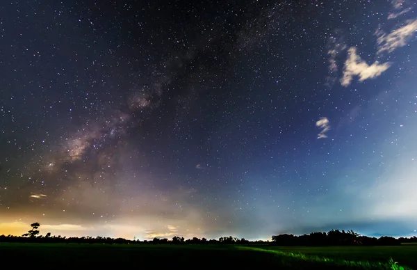 Milkyway Himlen Natten Bakgrund — Stockfoto