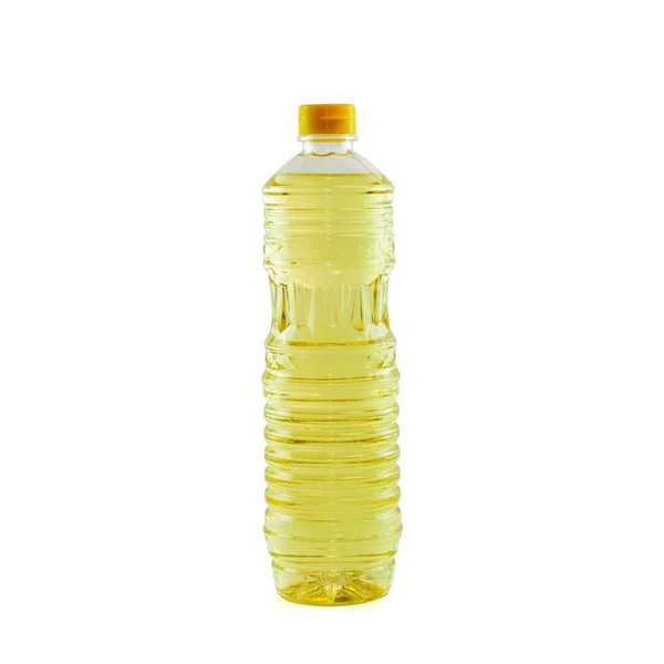 Oil Bottle Isolated White Background Clipping Path — Stock Photo, Image