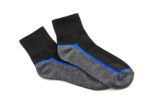 Ponožky Izolované Bílém Pozadí — Stock fotografie