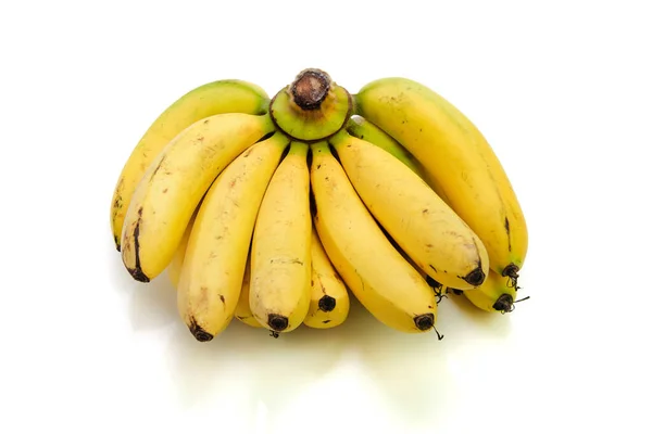 바나나는 배경으로 분리되어 — 스톡 사진
