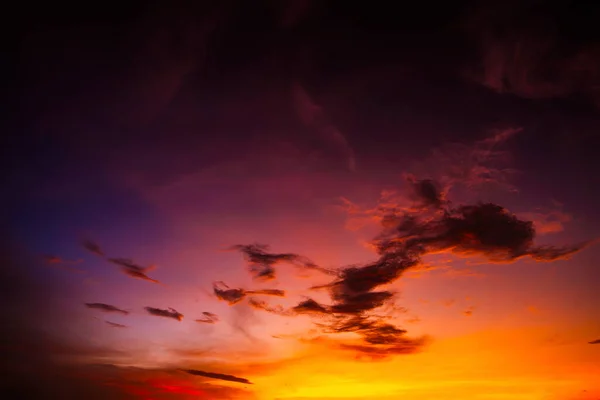 Schöner Himmel Mit Sonnenuntergang Hintergrund — Stockfoto