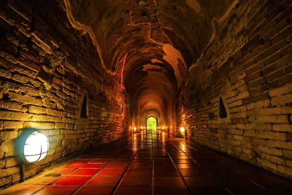 Footpath Tunnel Mong Temple Historical Temple North — Stock Photo, Image