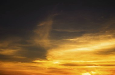 Güzel altın gece gökyüzü