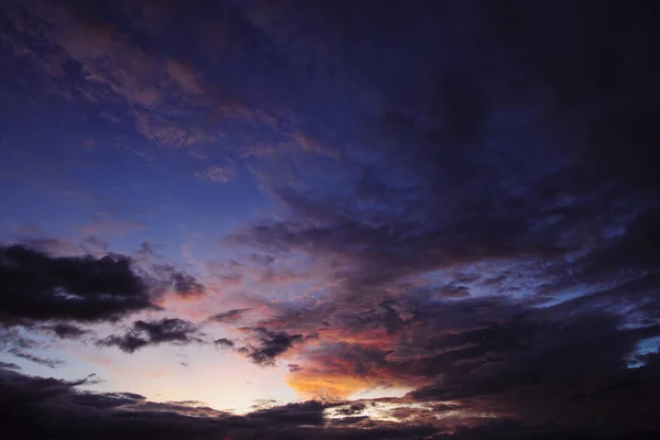 Abstrakt Des Himmels Abend Schöne Farben — Stockfoto