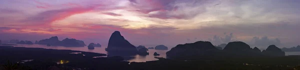 Phet Nga Samed Viewpoint Província Phang Nga Islands Phang Nga — Fotografia de Stock