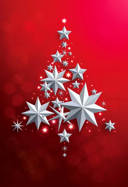 Noel bir r üzerinde gerçekçi bir Noel ağacı döşeme ile yaprakları