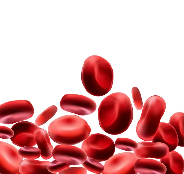 Os glóbulos vermelhos Use como uma ilustração médica é uma imagem 3d e — Fotografia de Stock