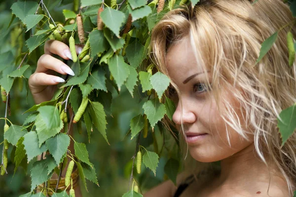 doğa güzel kız orman yaz