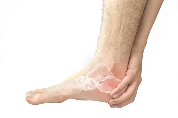 Bolest Nohou Zdravotní Péče — Stock fotografie
