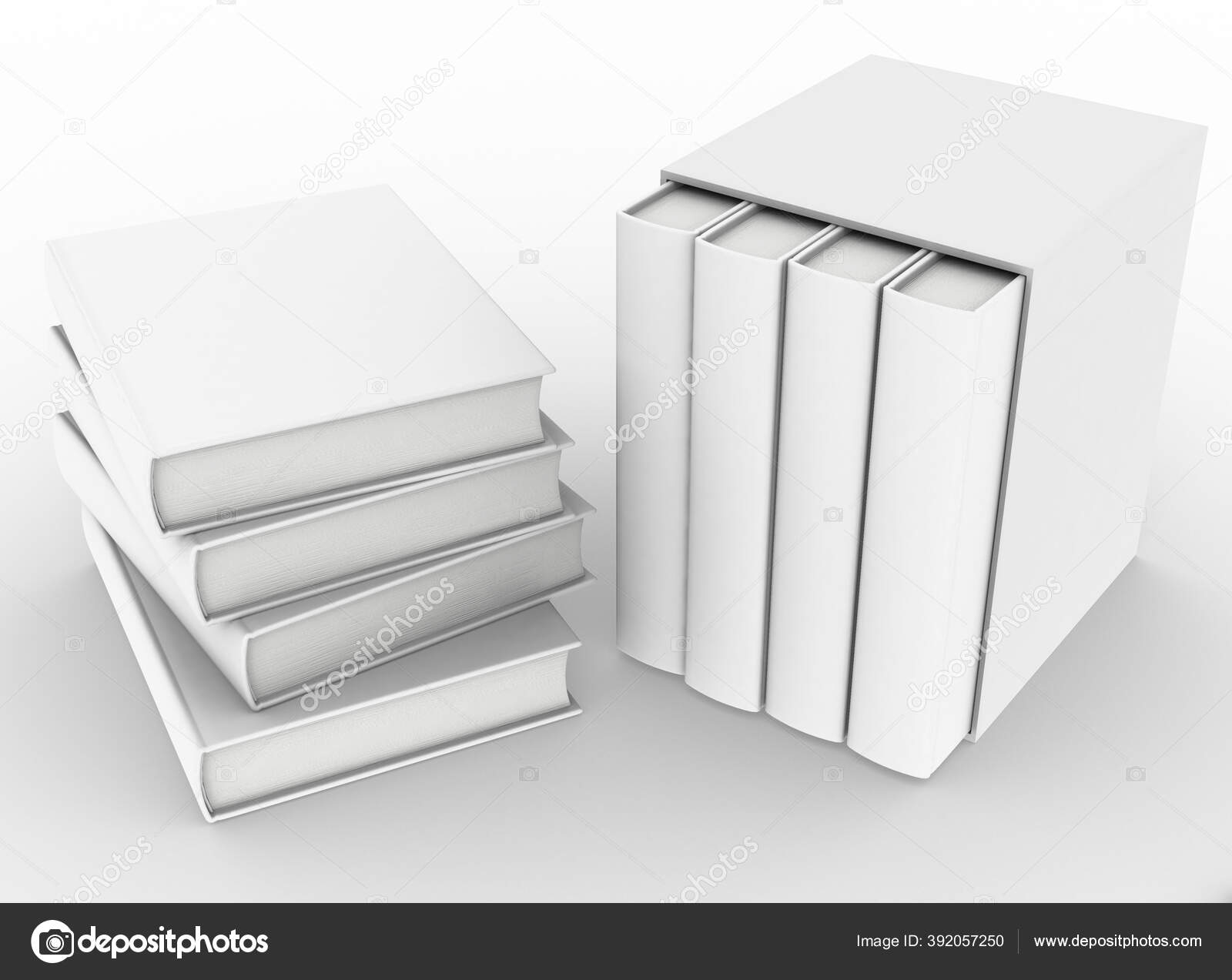 Download Modelo Vazio Capa Dura Livro Mockup Conjunto Fundo Branco Renderizacao Stock Photo C Horsoftacc Gmail Com 392057250 Yellowimages Mockups