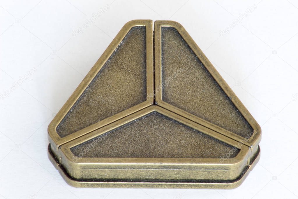 cast iron triange puzzle