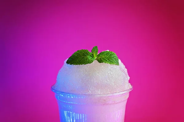 Glas zuurstof cocktail Foam — Stockfoto