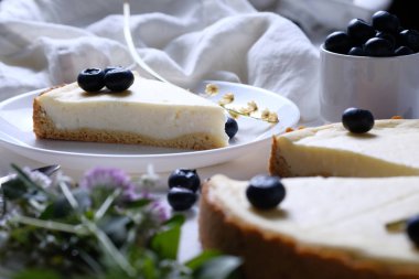 Yaban mersini ile klasik cheesecake