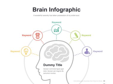 Harika düzen vektör renk diyagramları ile düz iş sunumu broşür vektör slayt şablonu