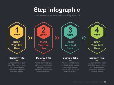 Harika düzen vektör renk diyagramları ile düz iş sunumu broşür vektör slayt şablonu