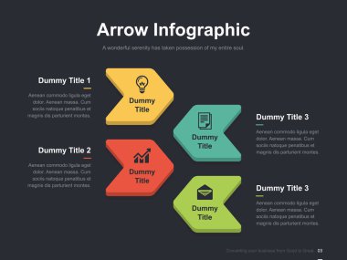 Harika düzen vektör renk diyagramları ile düz iş sunumu broşür vektör slayt şablonu