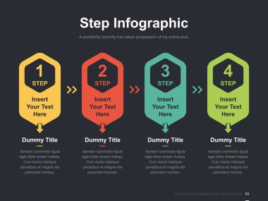 Harika düzen vektör renk diyagramları ile düz iş sunumu broşür vektör slayt şablonu