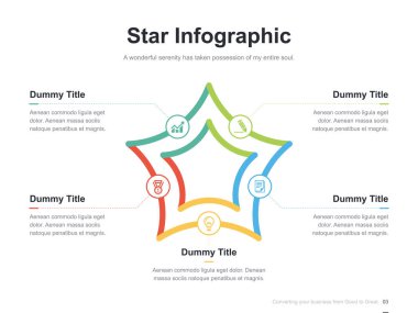 Harika düzen vektör renk diyagramları ile düz iş sunumu broşür vektör slayt şablonu